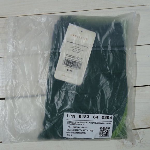 Fabletics High Waisted Seemless Turbo Leggings - Picture 4 of 5